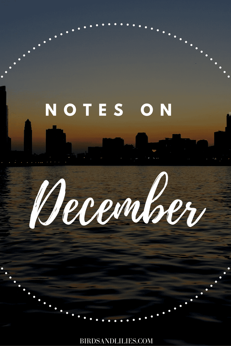 notes on december